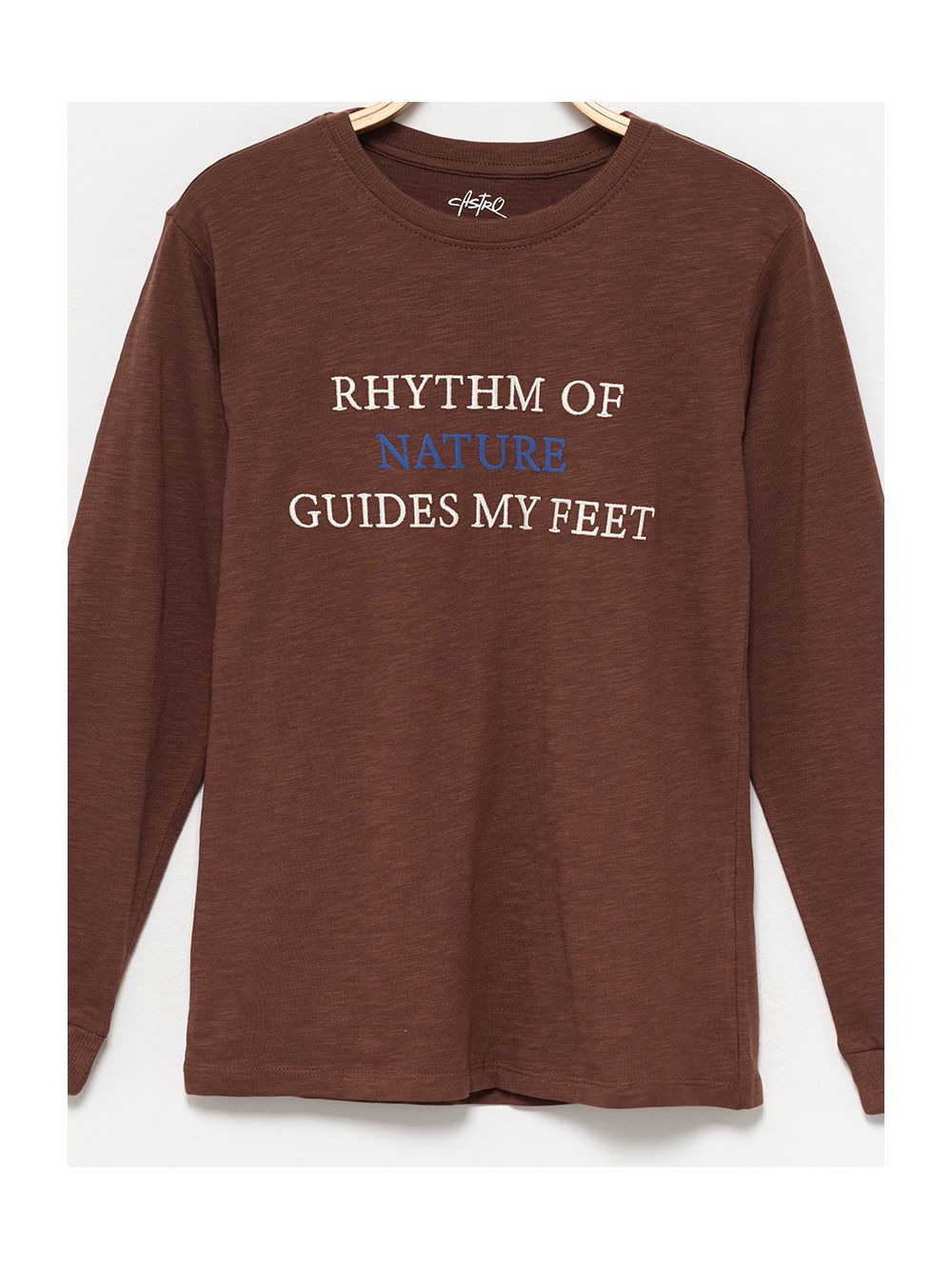 טישרט מודפסת ארוכה