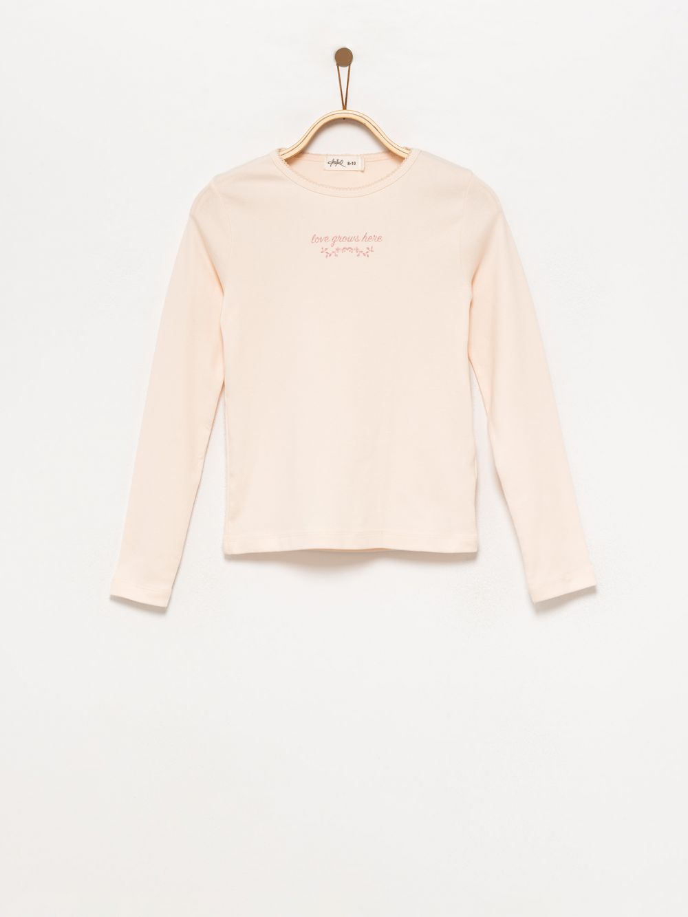 טי-שירט פרחונית ארוכה