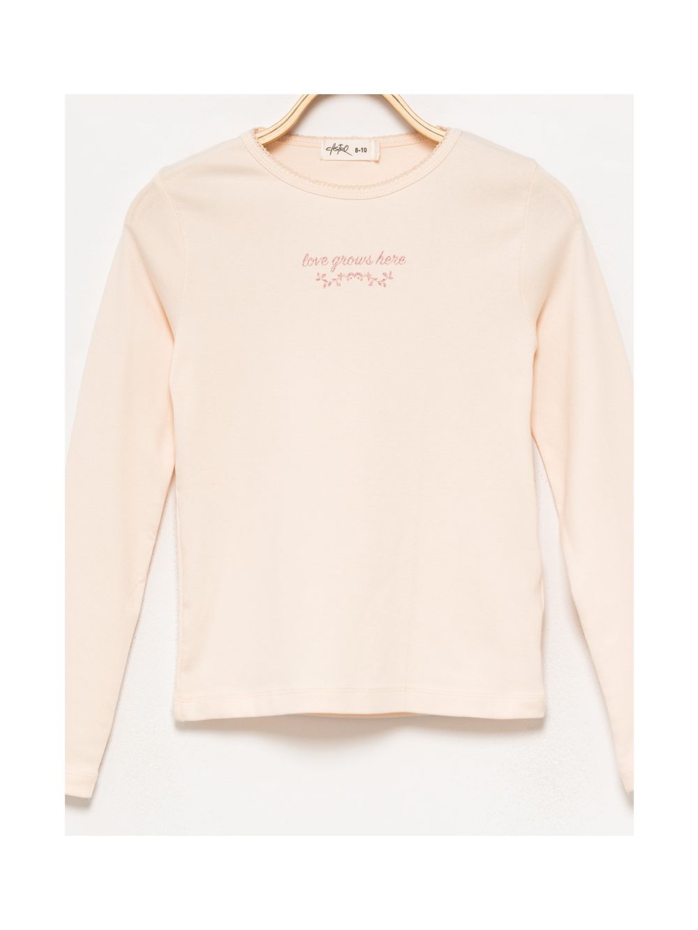 טי-שירט פרחונית ארוכה