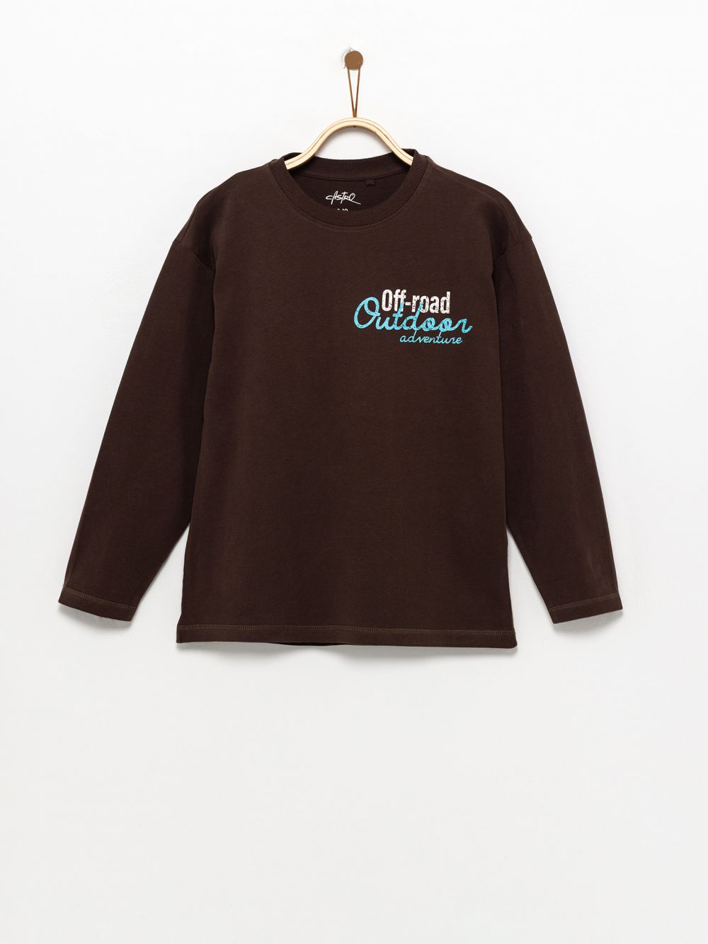 טי-שירט ארוכה עם הדפס