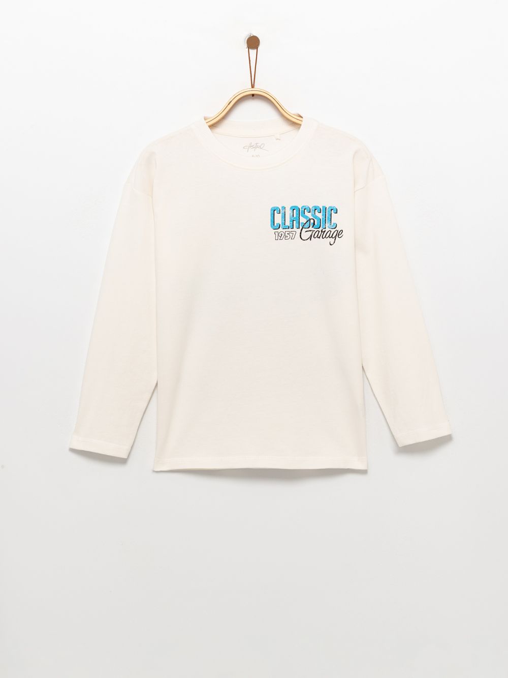 טי-שירט ארוכה עם הדפס