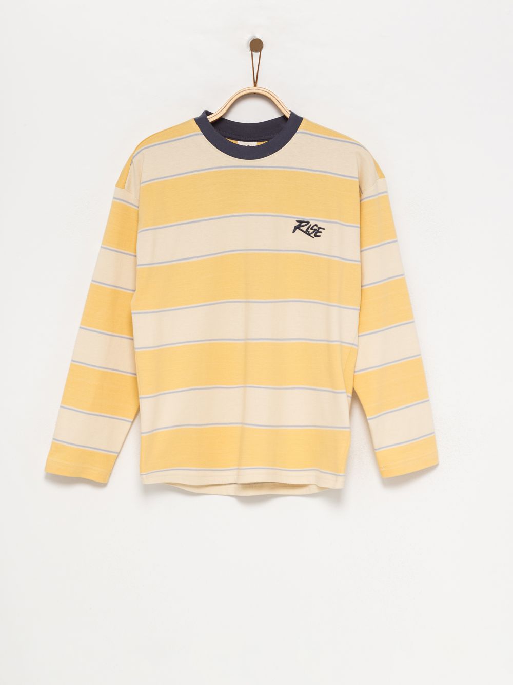 טי-שירט פסים ארוכה