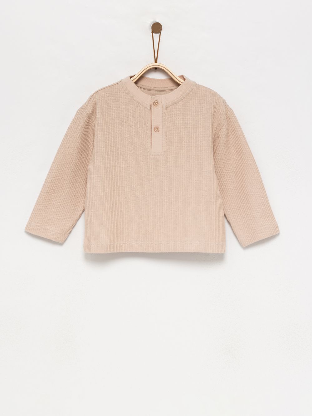 טי-שירט ופל ארוכה