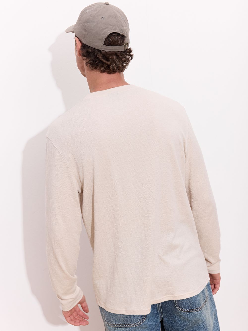 טי-שירט טקסטורה ארוכה