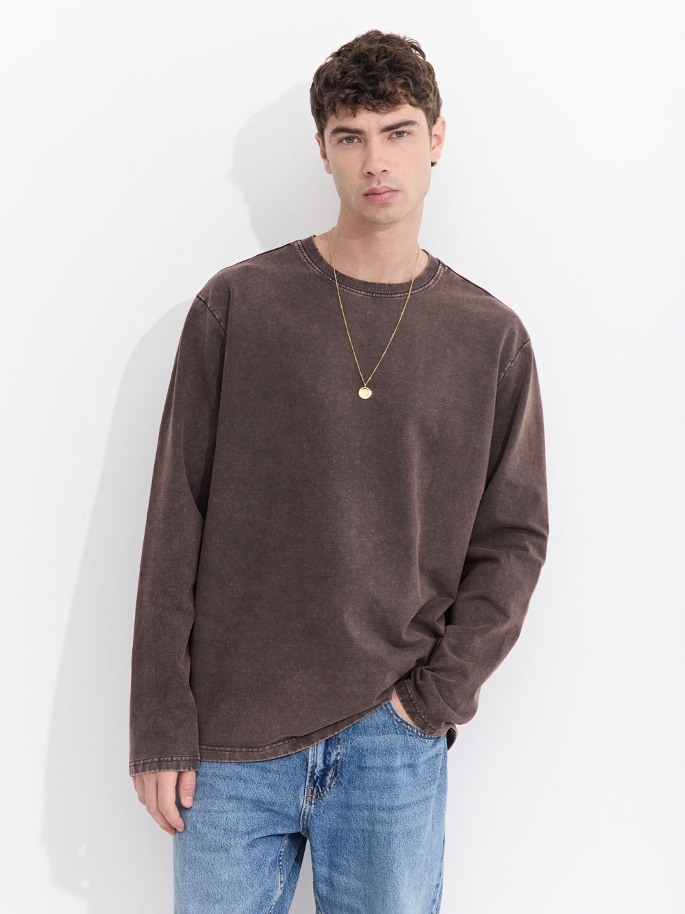 טי שטופה ארוכה