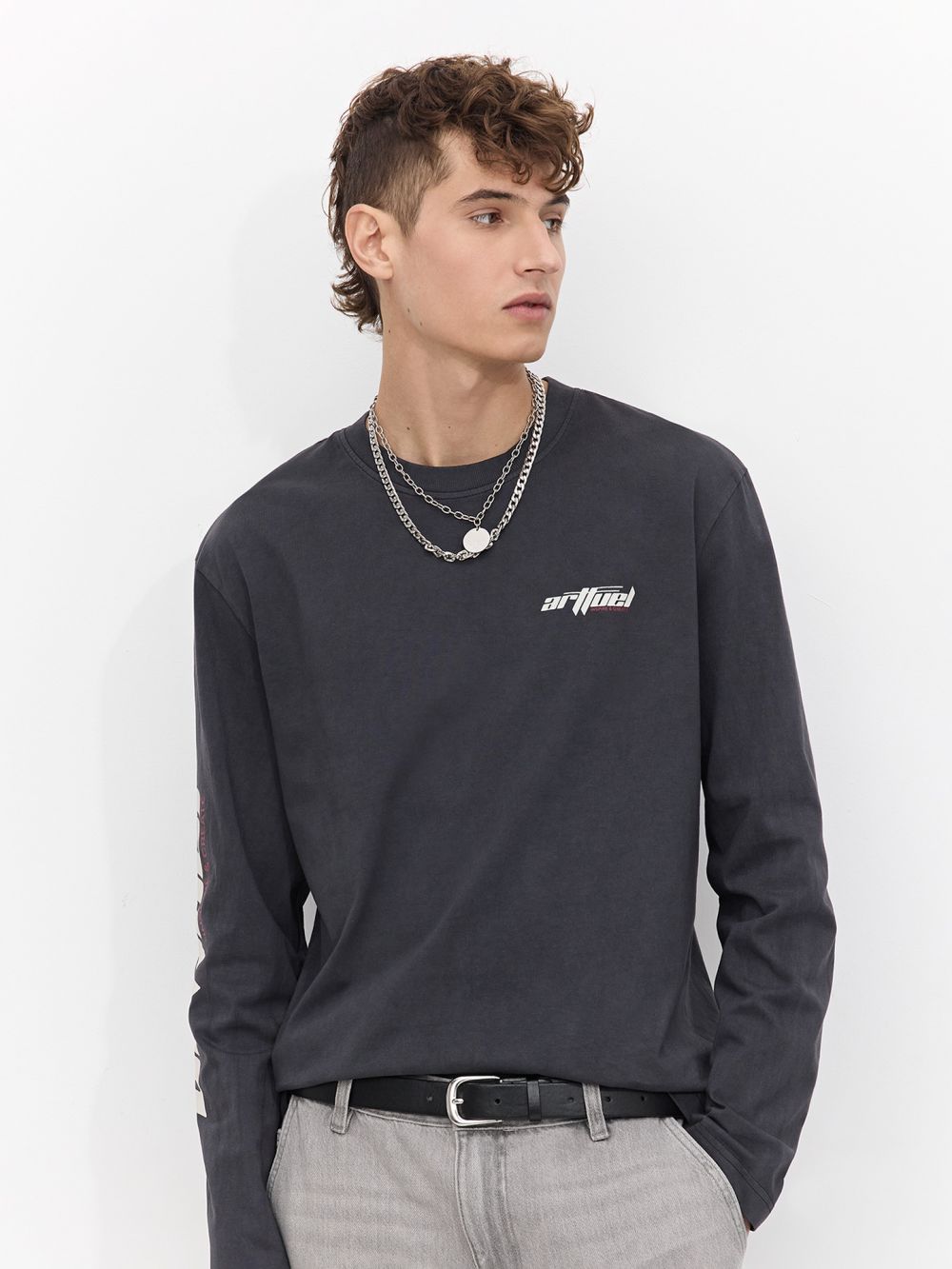 טי שירט ארוכה שטופה