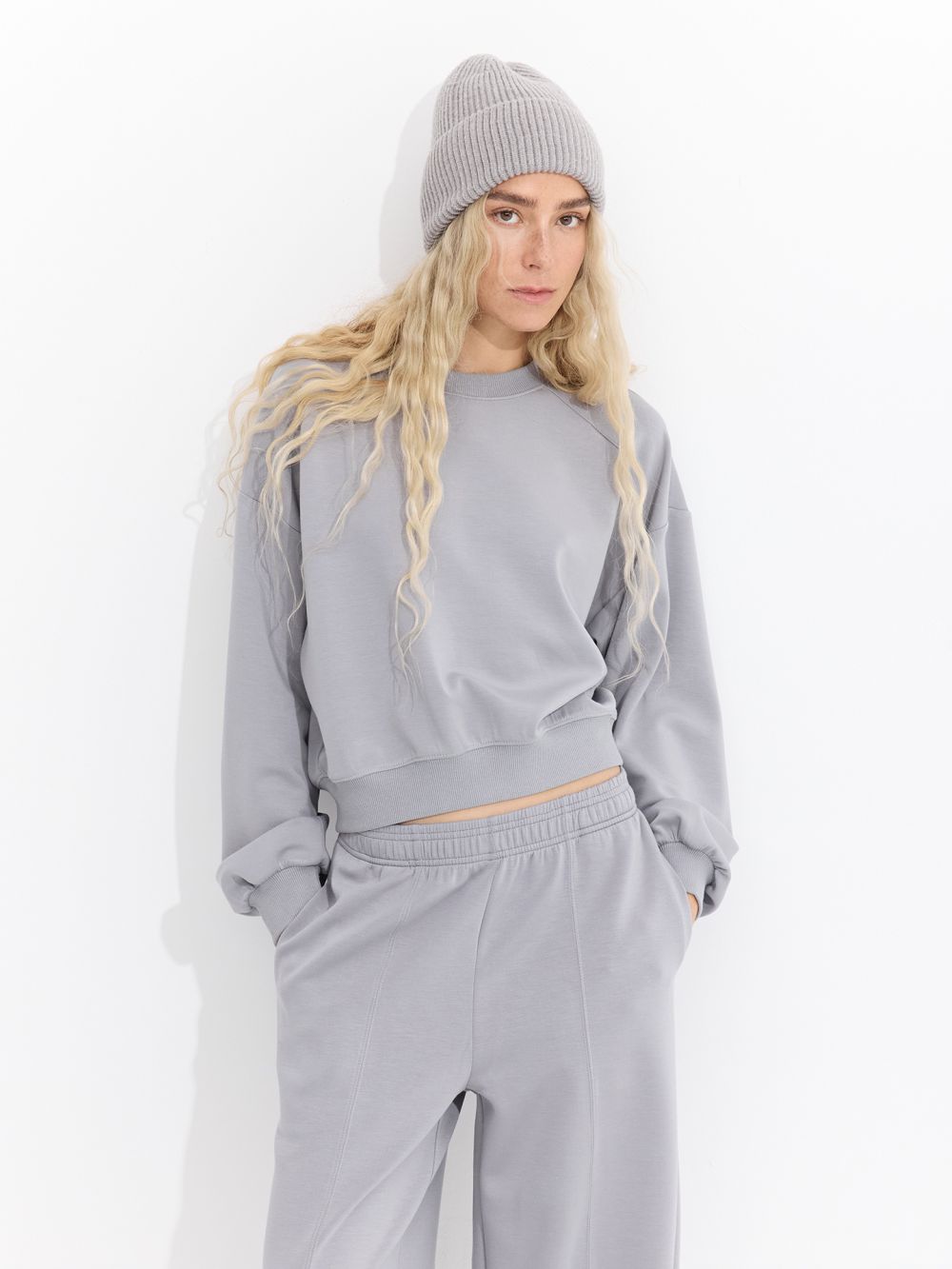 סווטשירט אינטרלוק קרופ