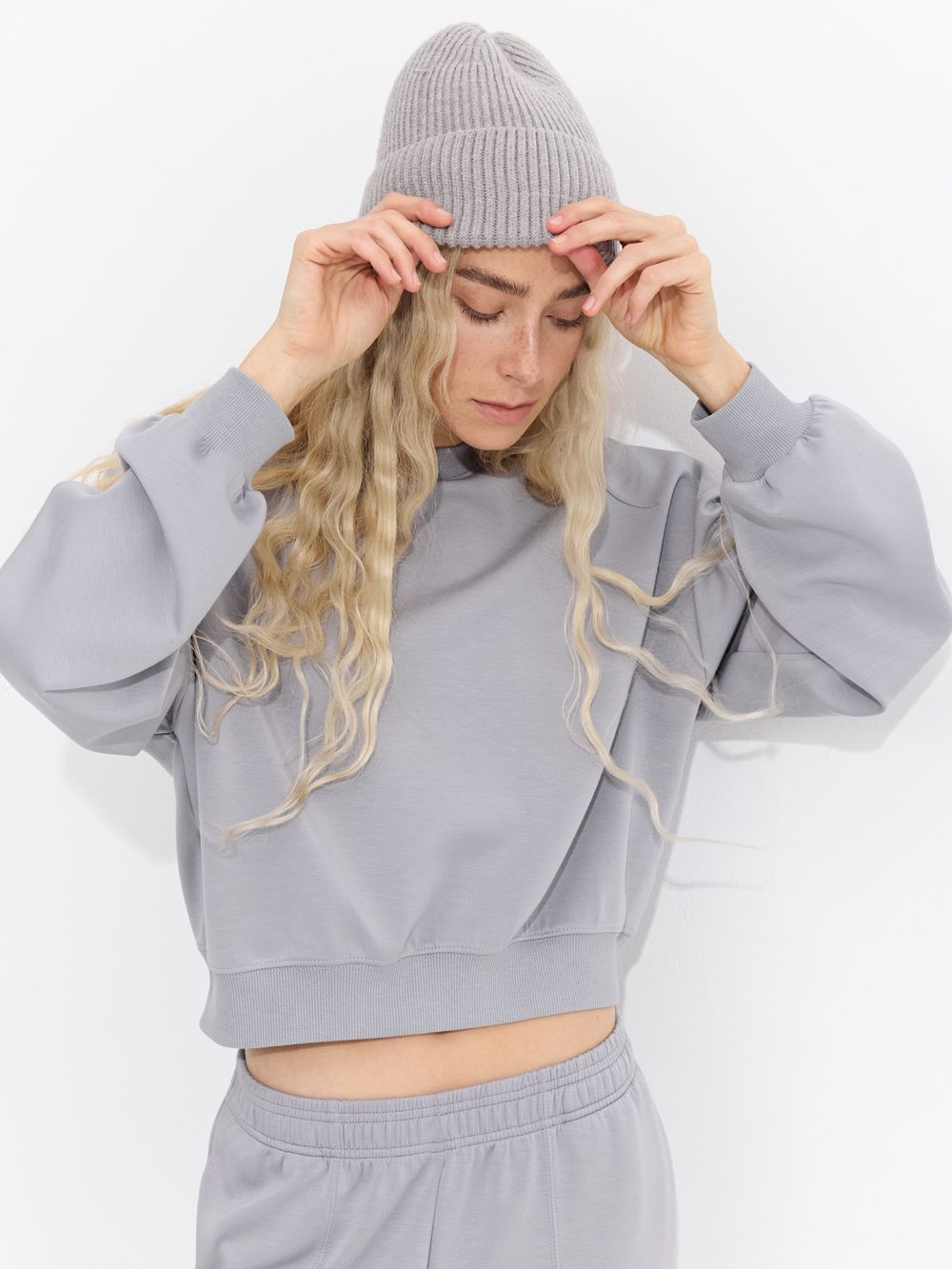 סווטשירט אינטרלוק קרופ