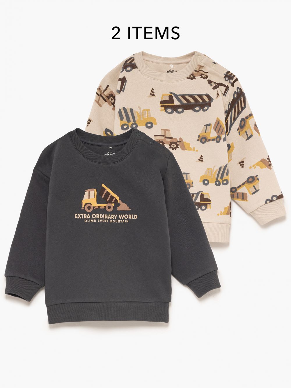 מארז זוג סווטשירטים 6M-4Y