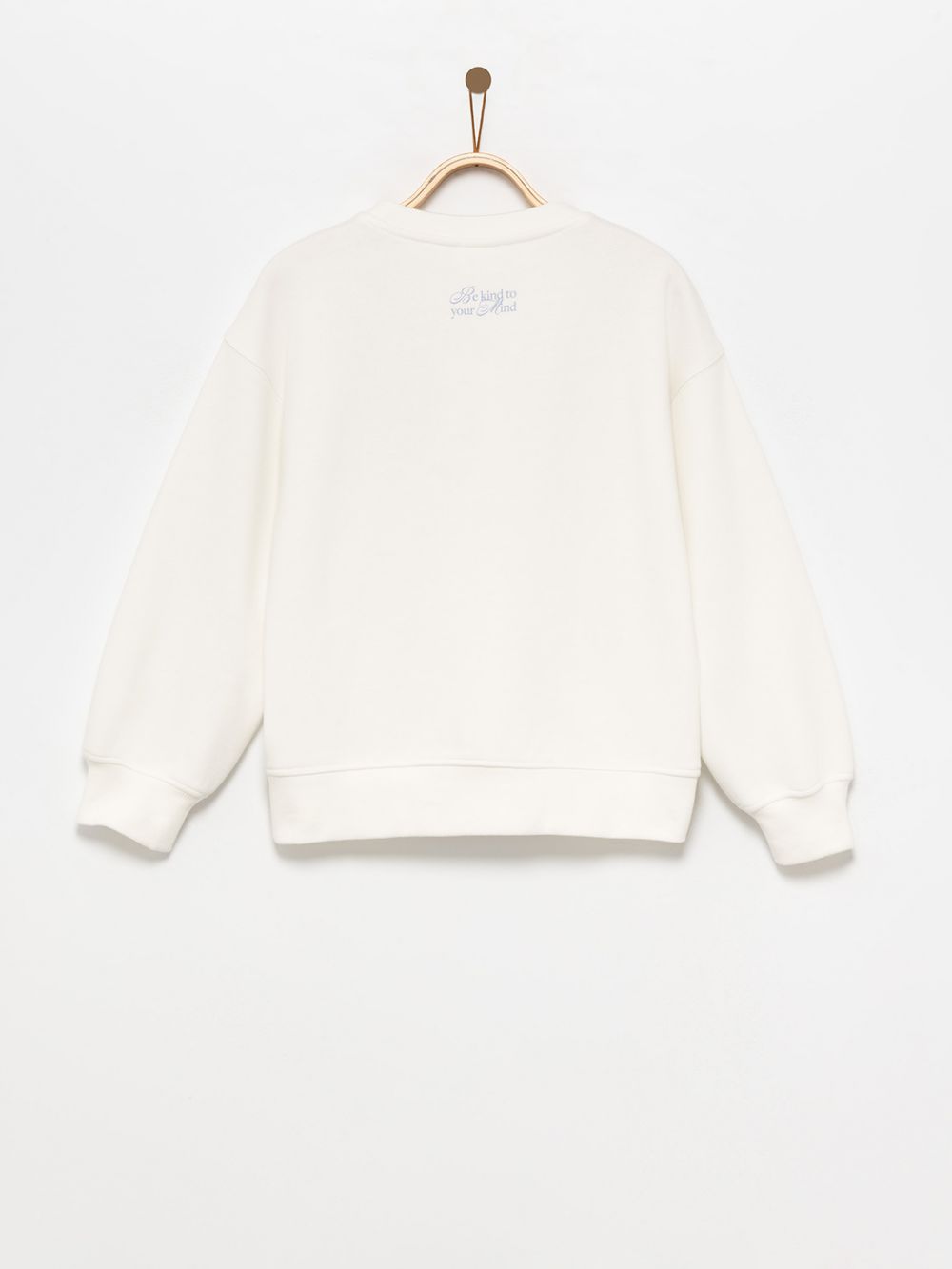 סווטשירט עם הדפס פפיון