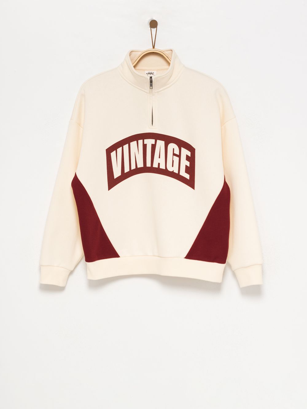 סווטשירט VINTAGE עם צווארון