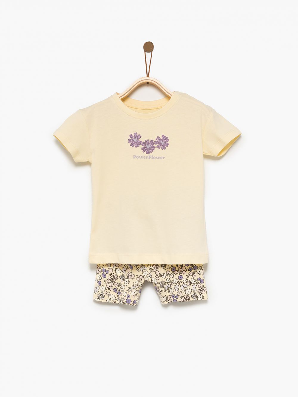 חליפת גן פרח מנצנץ 6M-4Y