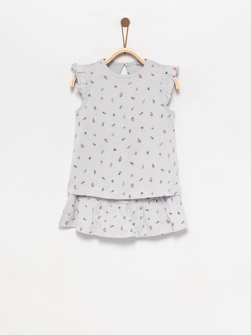 חליפת גן עם חצאית 6M-4Y