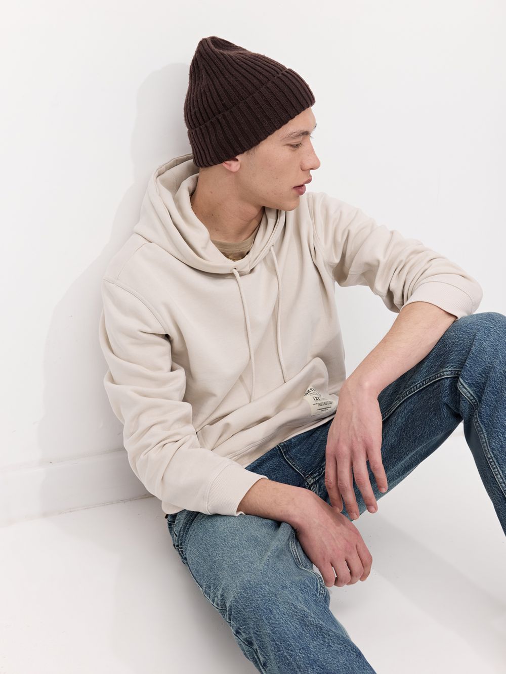 קפוצ’ון עם דפוס בגב