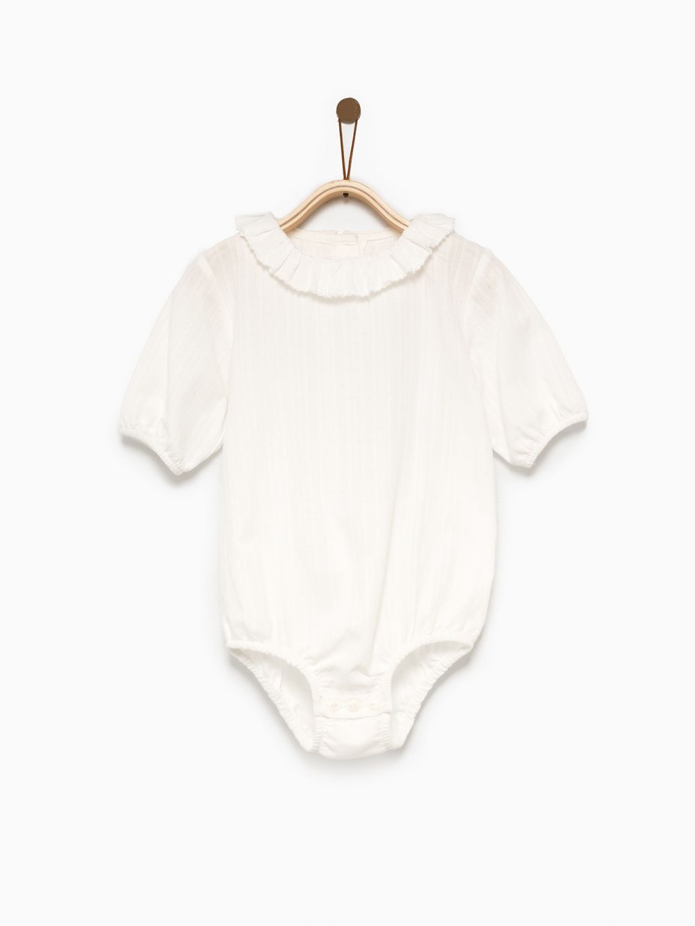 בגד גוף אריג שרוול קצר