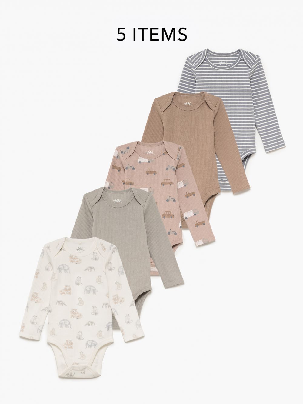 מארז חמישיית בגדי גוף NB-24M