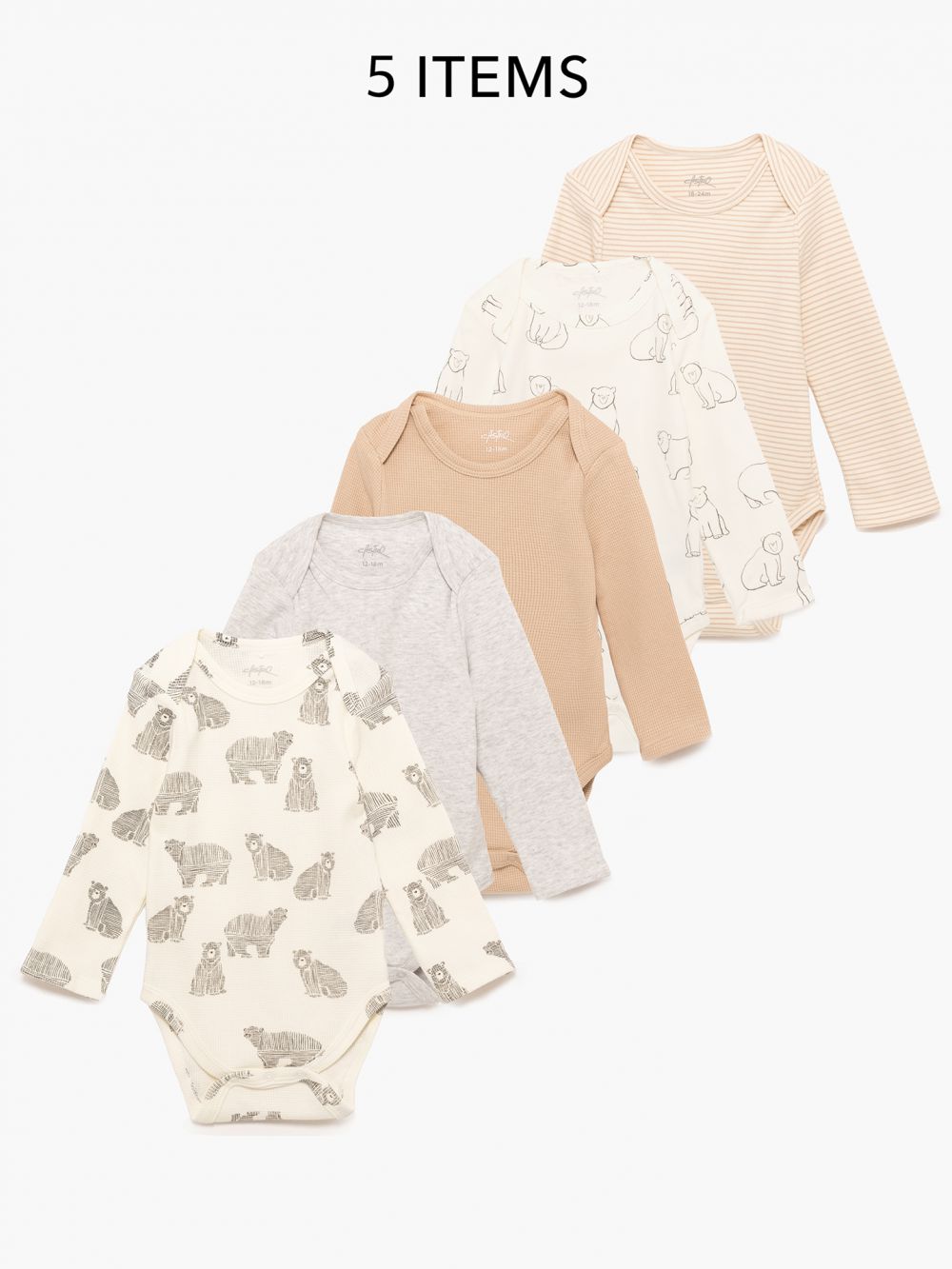 מארז 5 בגדי גוף קצרים