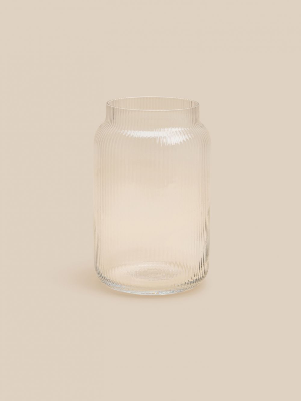 ואזה מזכוכית בטקסטורת פסים 22X12 ס”מ