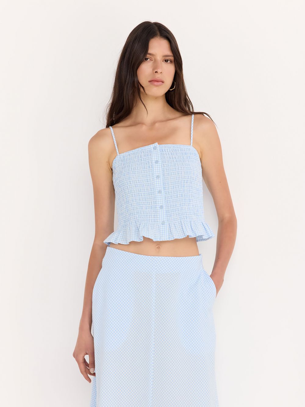 גופיית ציפקה משבצות