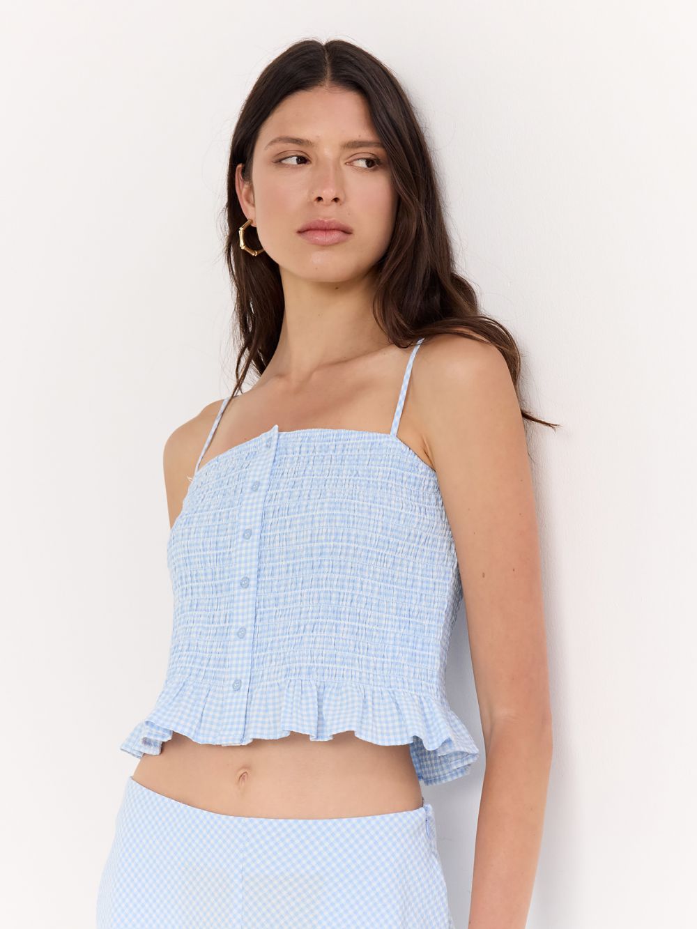 גופיית ציפקה משבצות