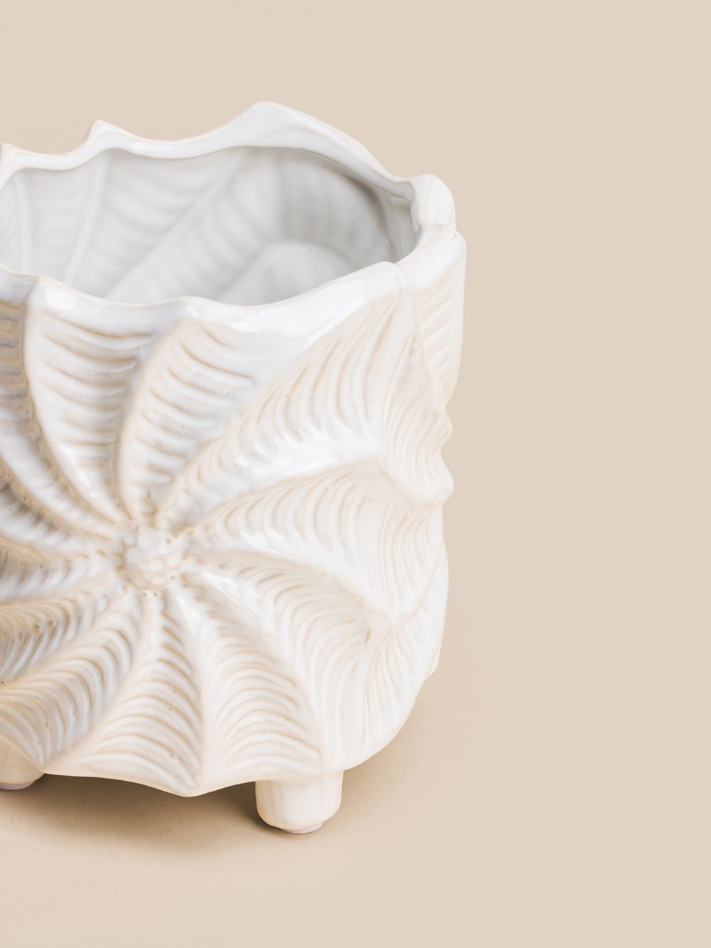 כלי לעציץ צדף 16.5CM