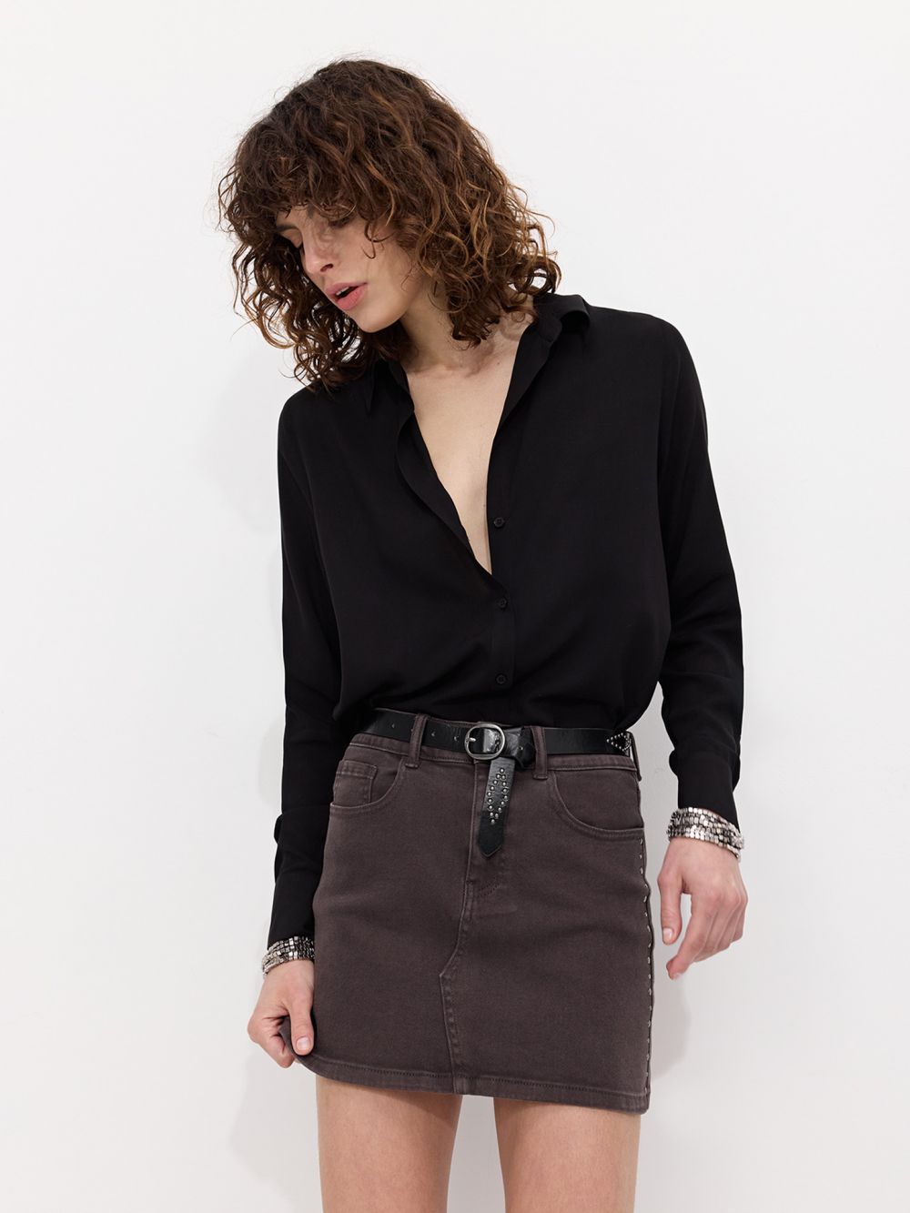 חולצה מכופתרת רכה