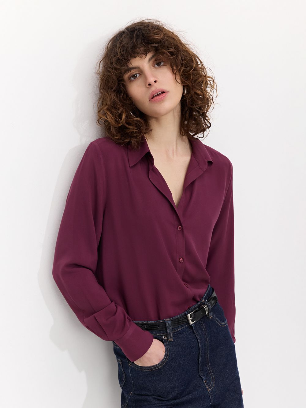 חולצה מכופתרת רכה