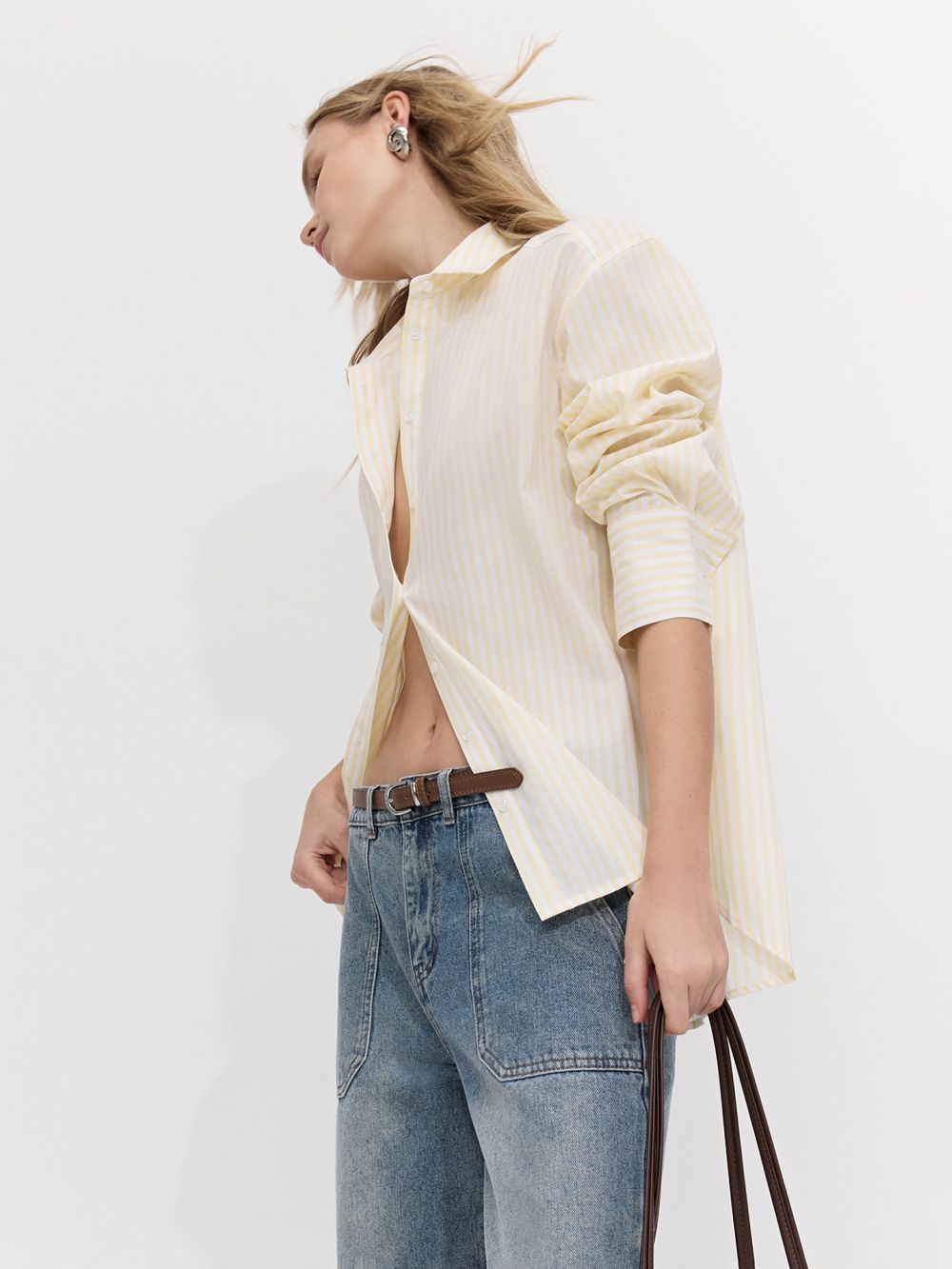 חולצת אוקספורד מכופתרת