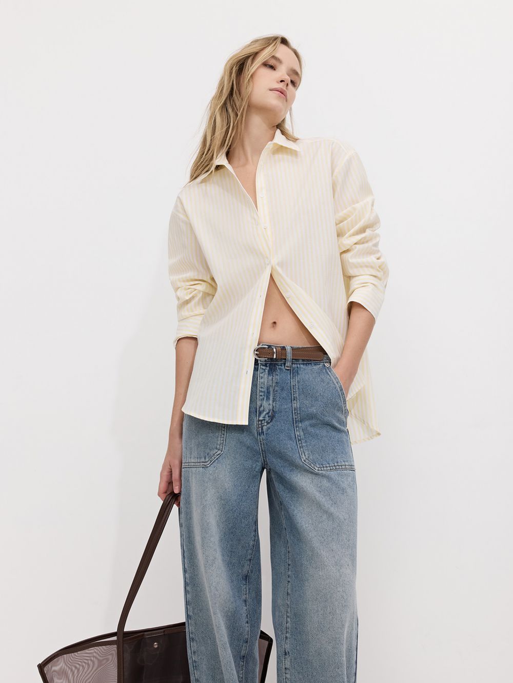 חולצת אוקספורד מכופתרת