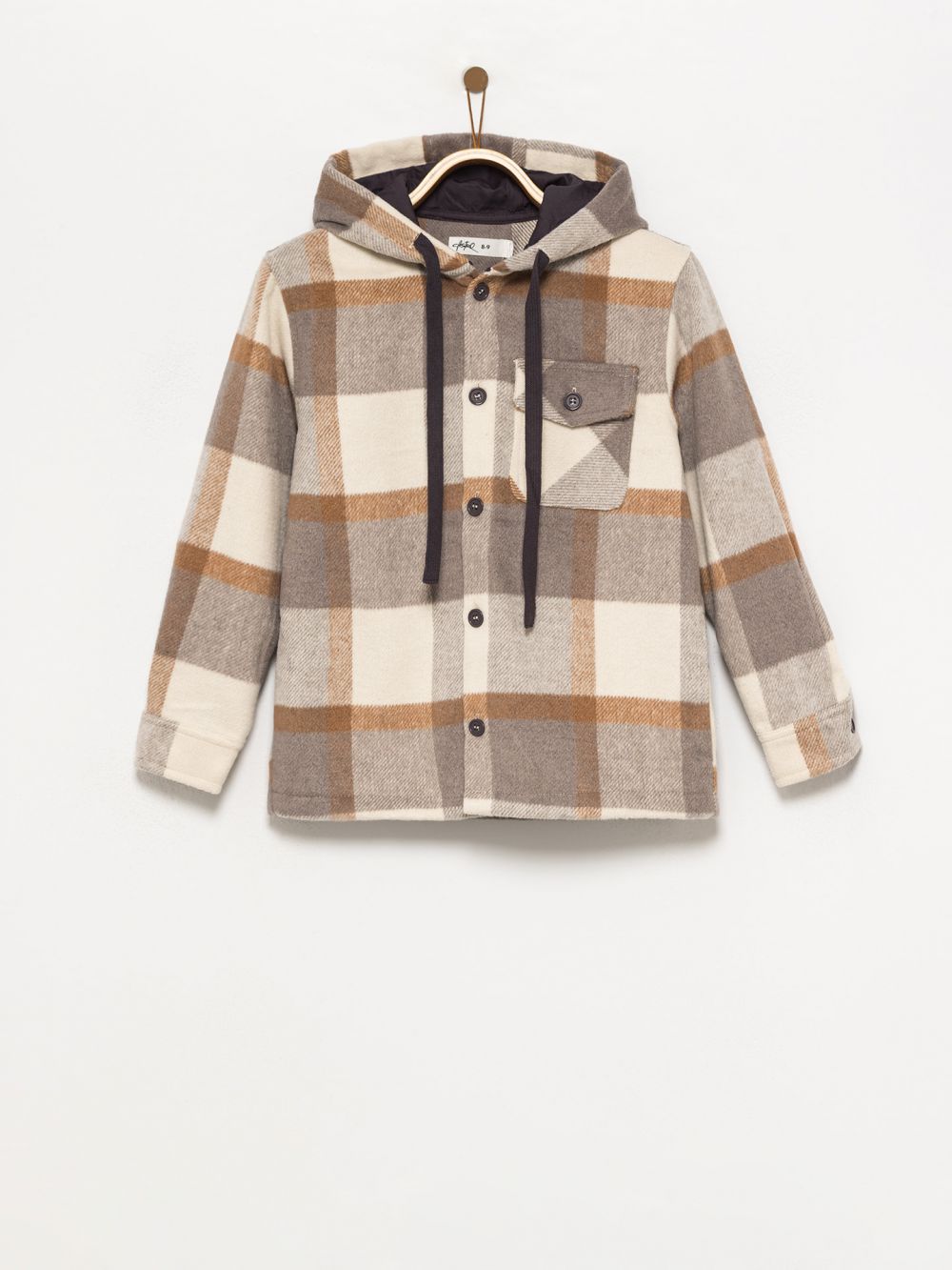 ג’קט משבצות אוברשירט