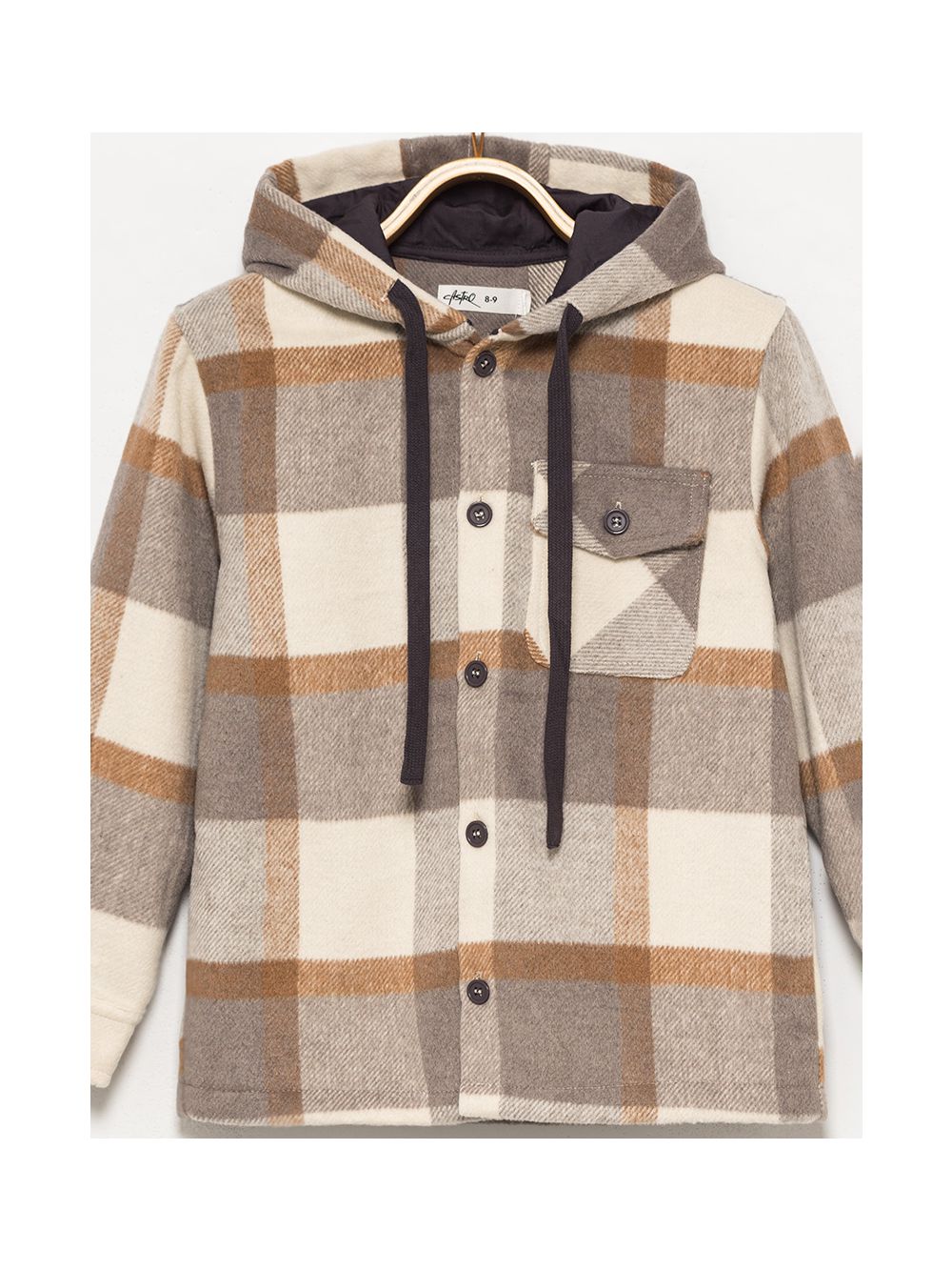 ג’קט משבצות אוברשירט