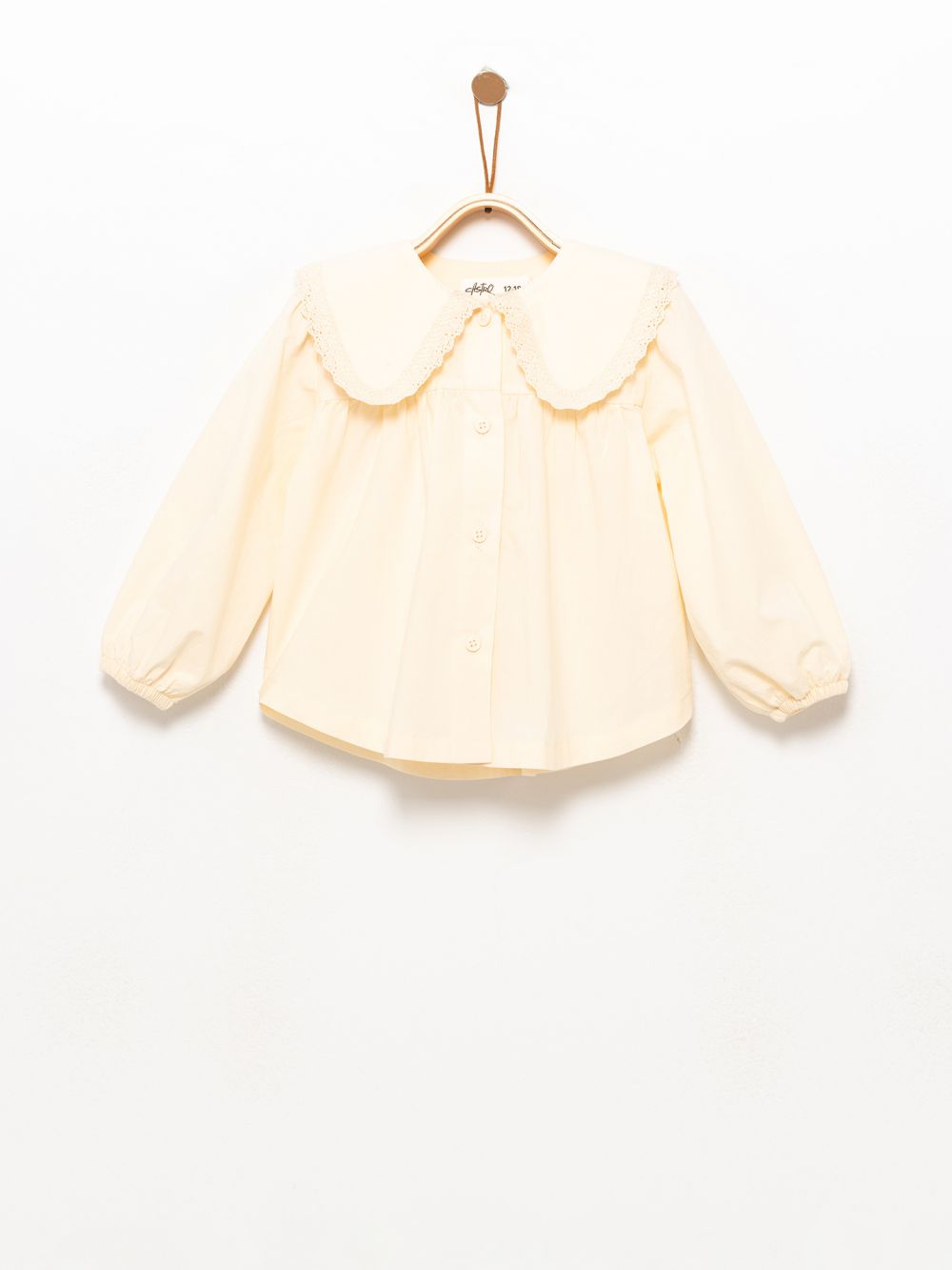 חולצה מכופתרת עם צווארון