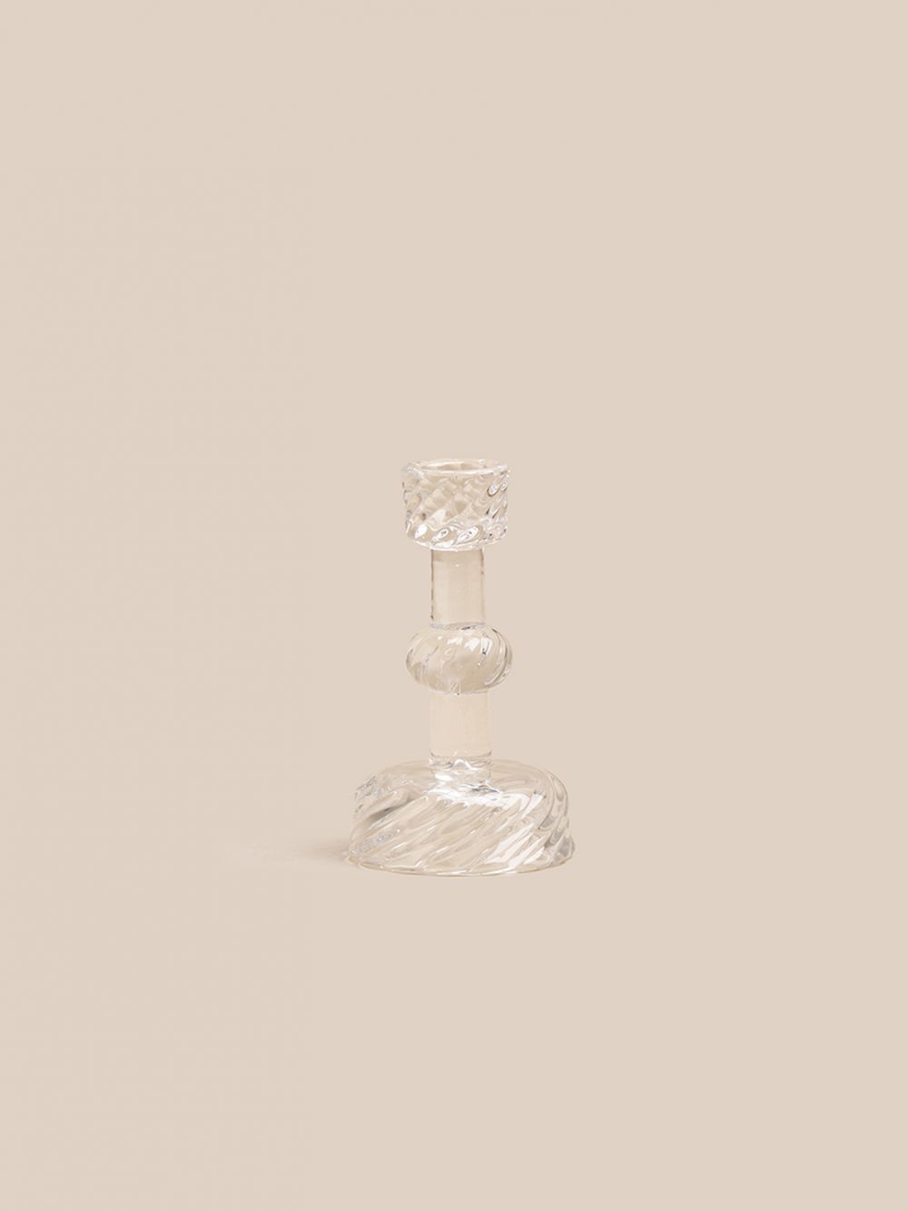 פמוט זכוכית תמרי 13.2 ס”מ