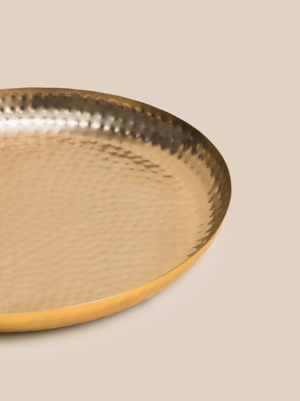 קערה דקורטיבית בצבע זהב ס”מ35.5