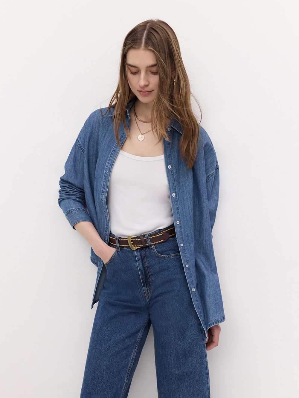 חולצת ג׳ינס רכה