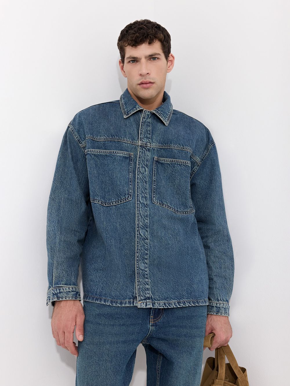 חולצת ג’ינס אוברסייז