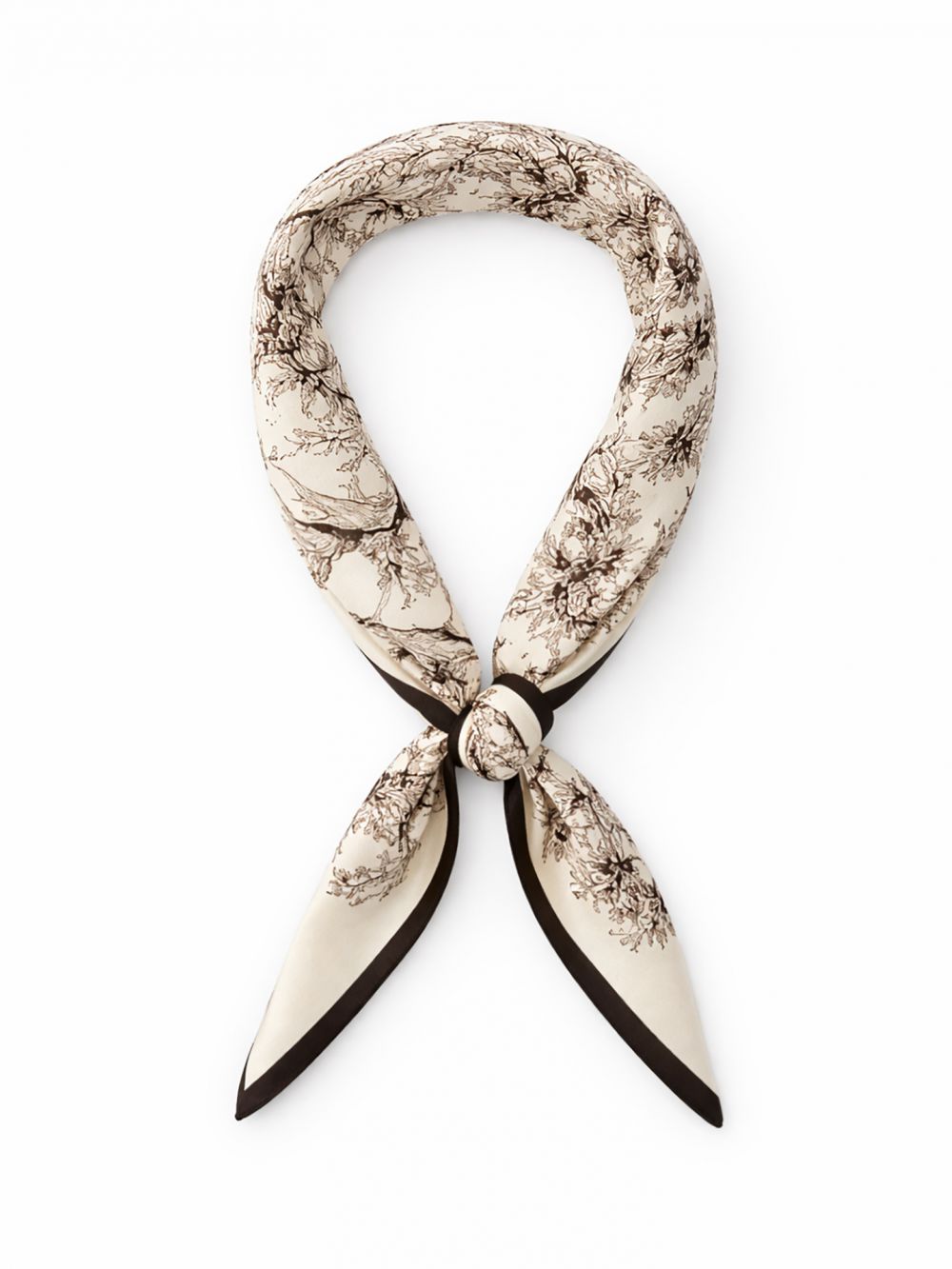 מטפחת בהדפס פרחוני