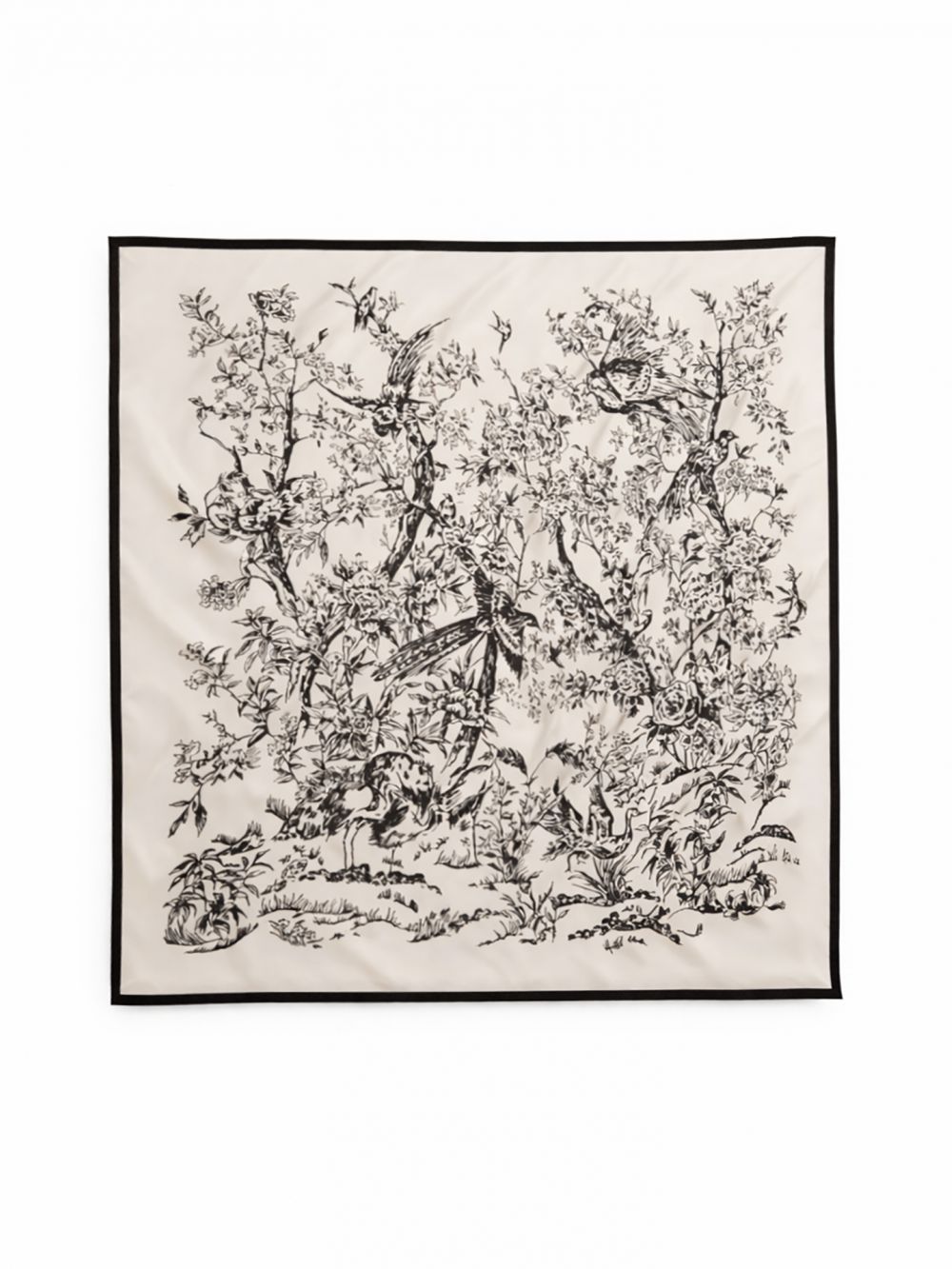 מטפחת בהדפס פרחוני