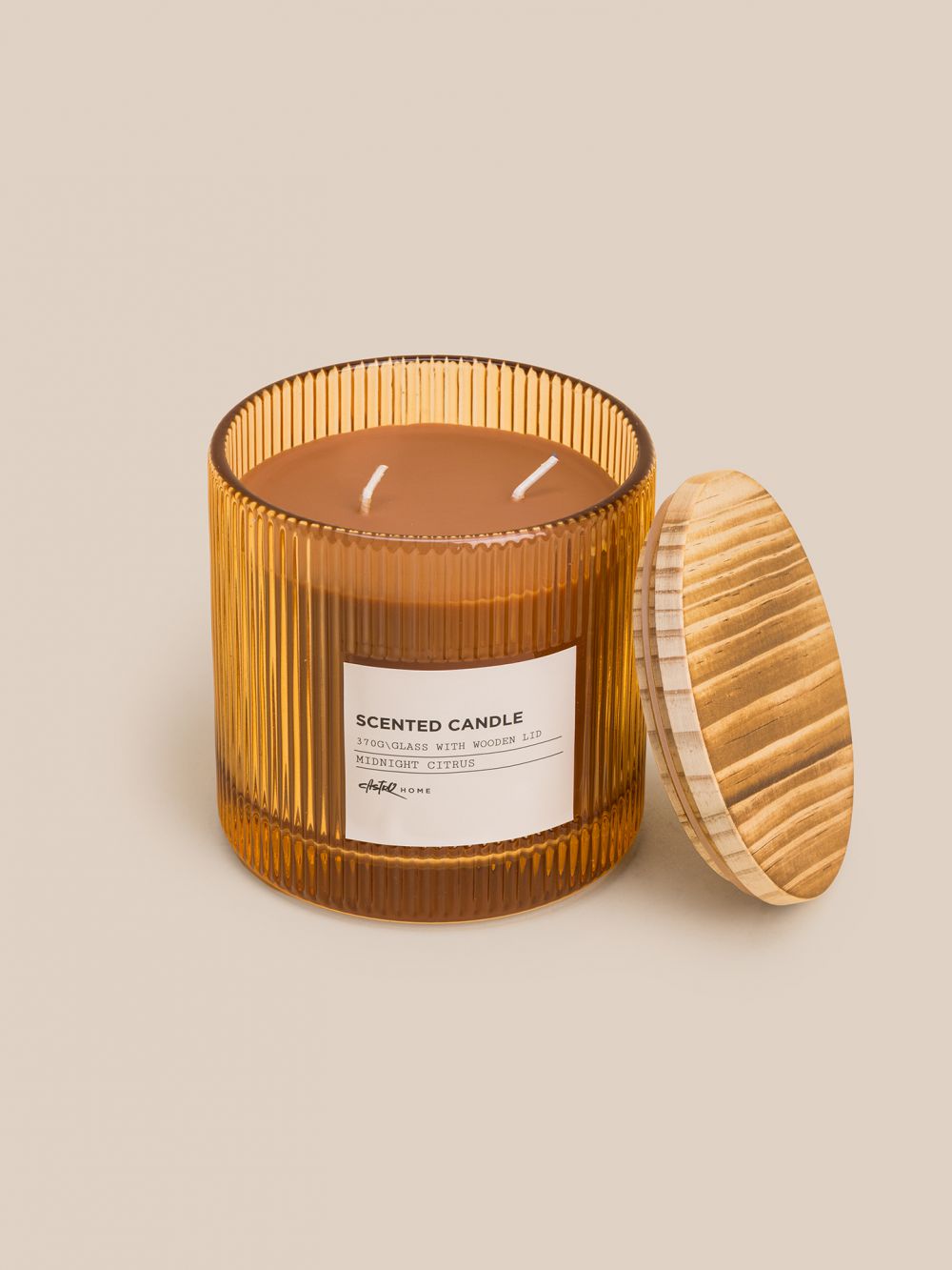 נר בכוס זכוכית פליסה