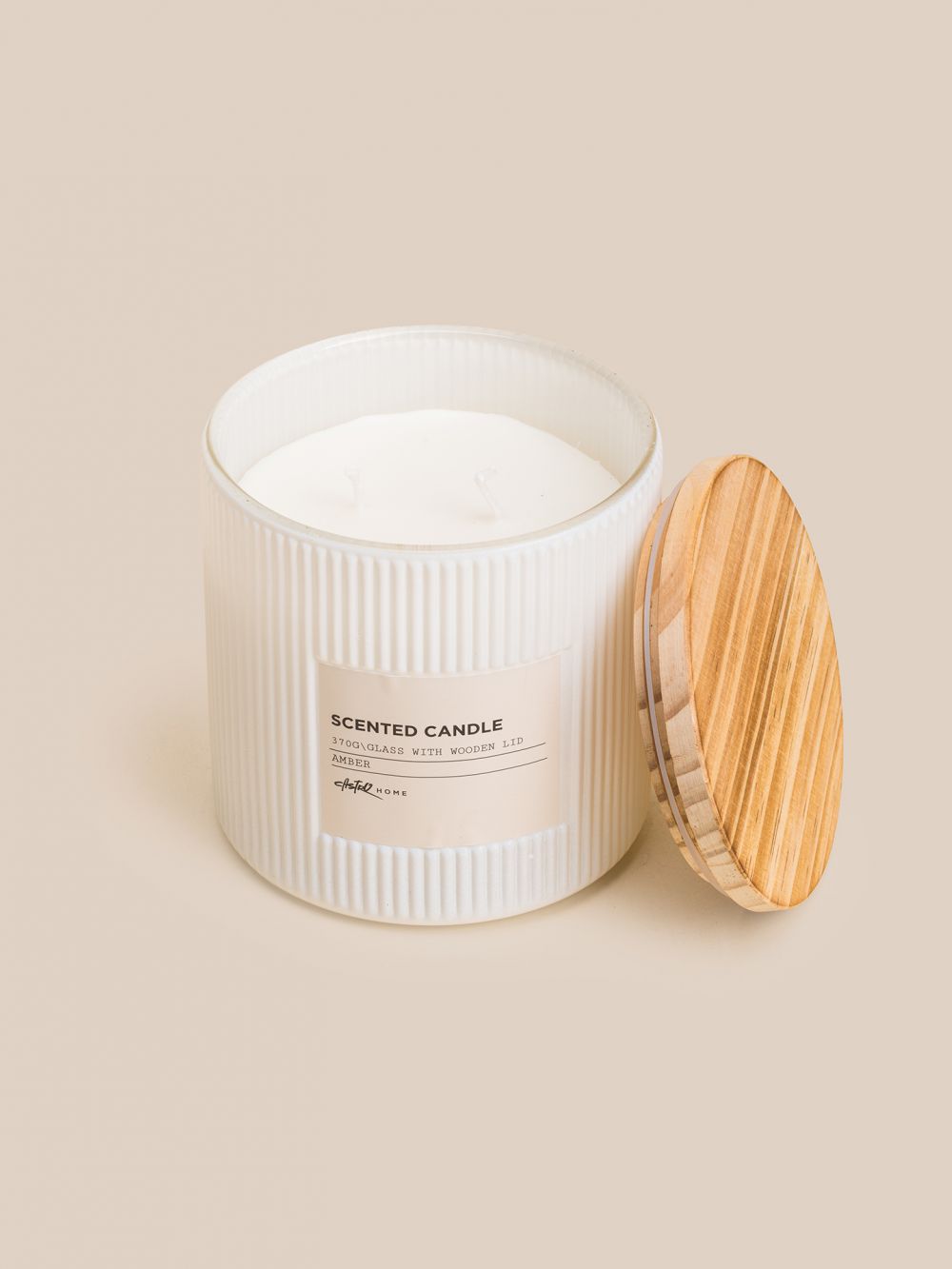 נר בכוס זכוכית פליסה