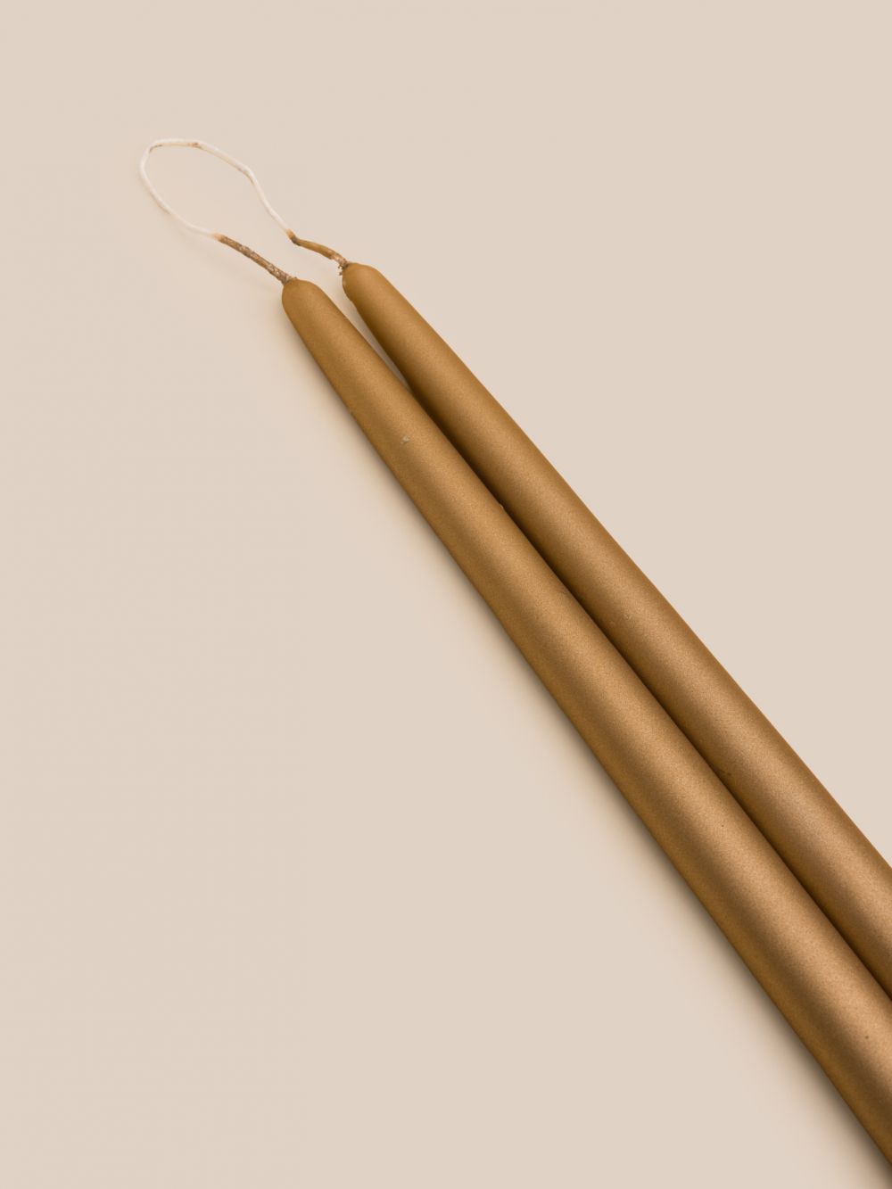 זוג נרות ארוכים מטאלים 31CM