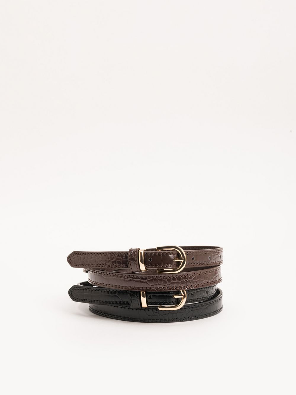 מארז חגורות קרוקו