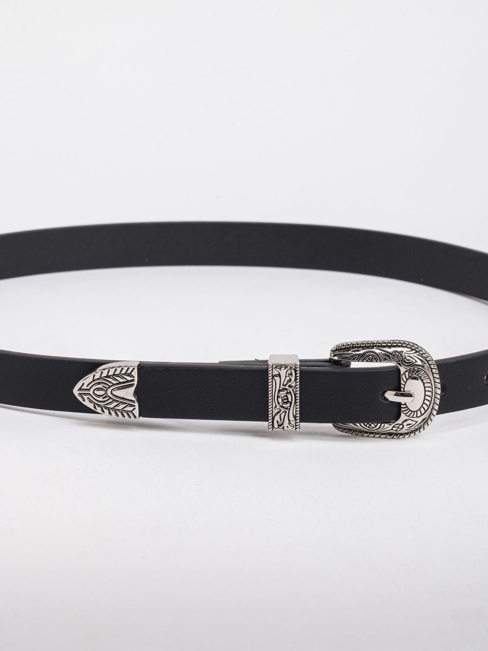 חגורה עם אבזם ווסטרן לבנות