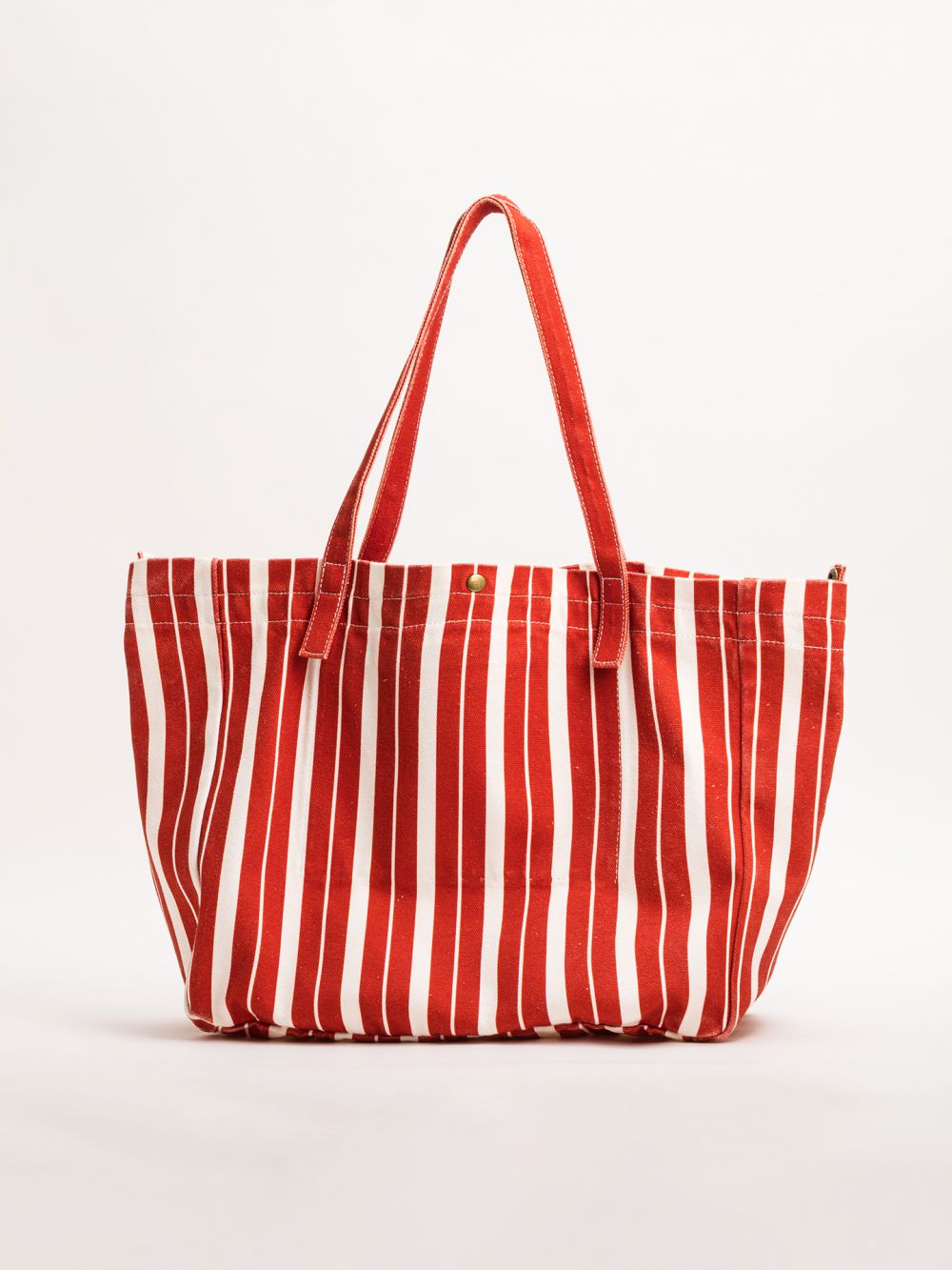 תיק קנבס בהדפס פסים