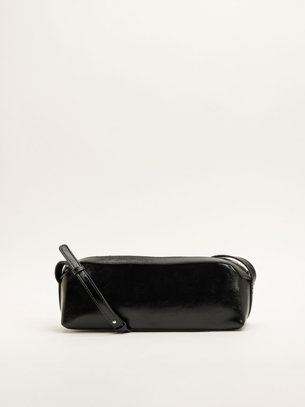 תיק צד מלבני מבריק