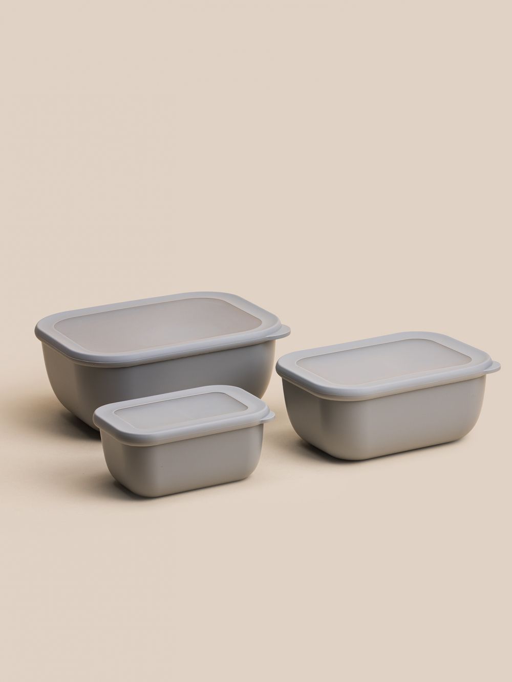 סט 3 קופסאות אחסון מלבניות