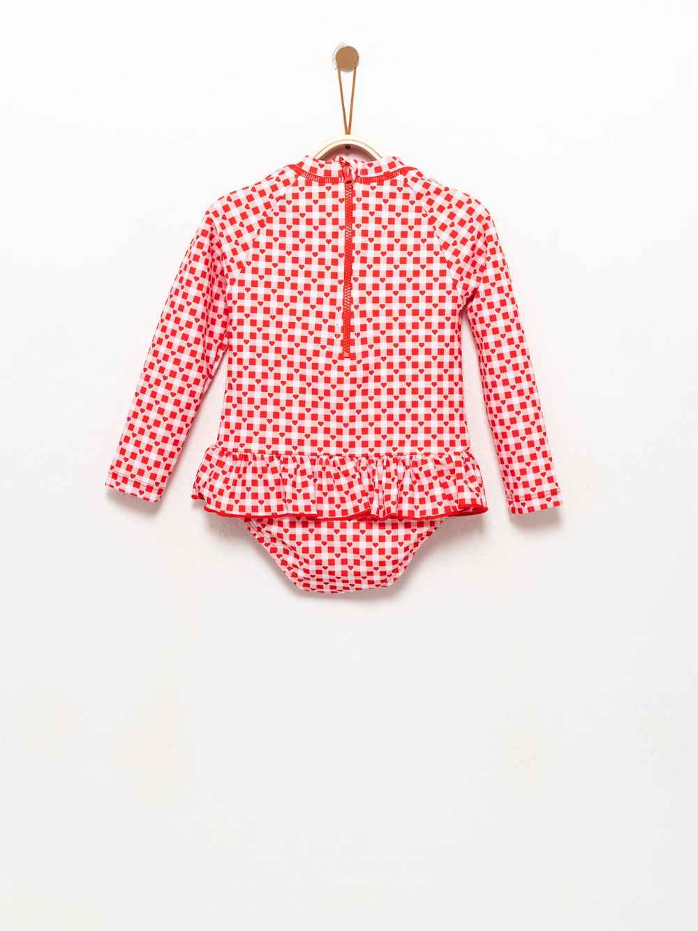 בגד ים מודפס שרוול ארוך