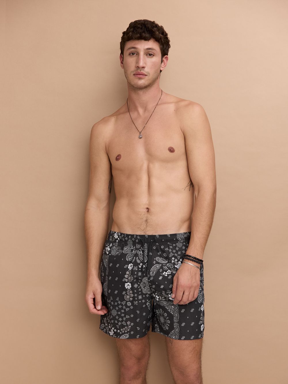 בגד ים עם דפוס בנדנה