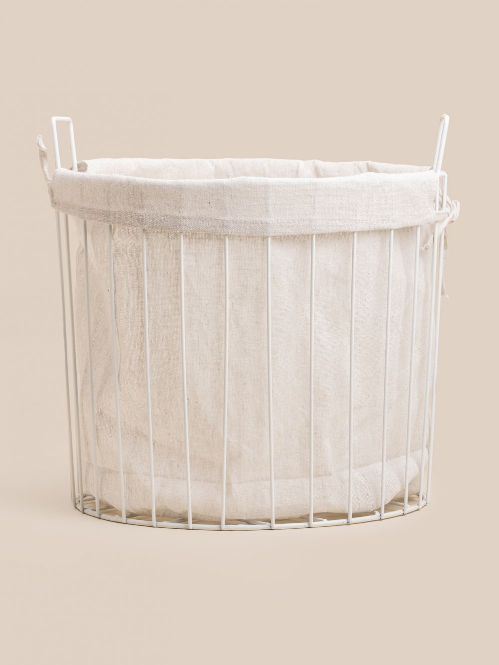 סל עם ביטנת פסים 43X36CM