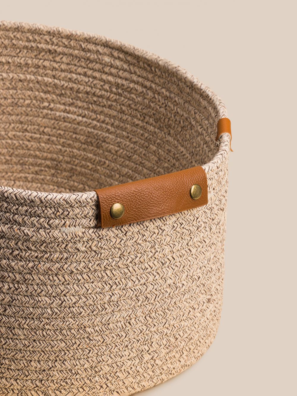 סלסלה אובלית מכותנה  37X28X15CM